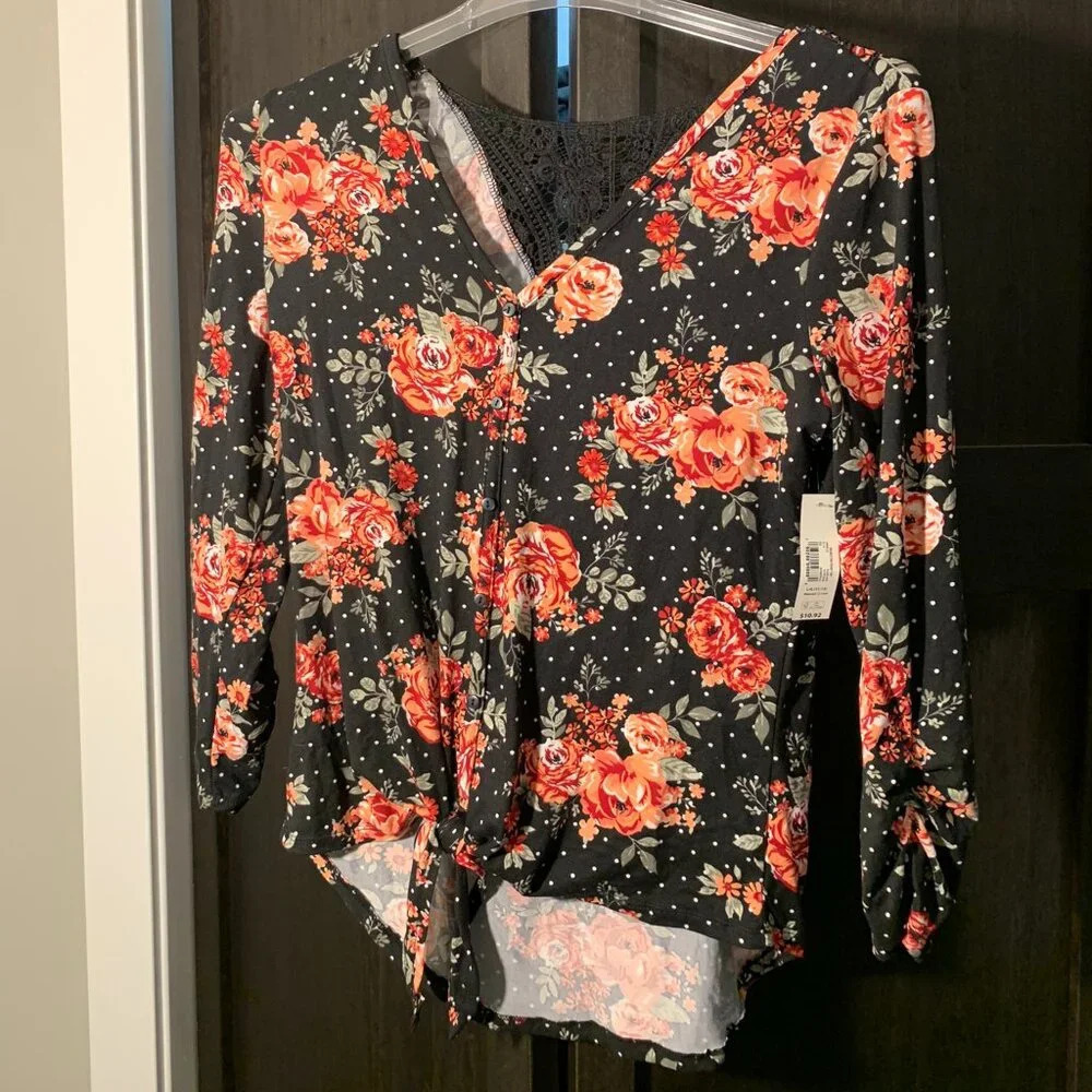 Floral Top - NWT